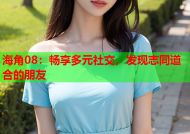 海角08：畅享多元社交，发现志同道合的朋友