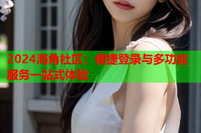 2024海角社区：便捷登录与多功能服务一站式体验
