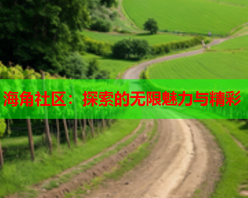 海角社区：探索的无限魅力与精彩  第1张